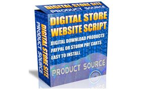 Digital Store Website Script