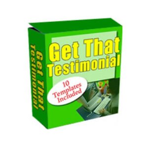 Get That Testimonial