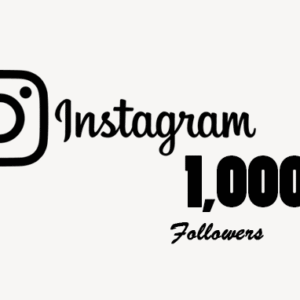 Instagram 1,000 Followers