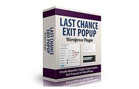 Last Chance Exit PopUp WordPress Plugin