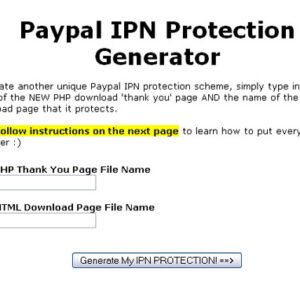 PayPal Protect Script
