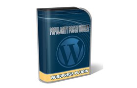 Popularity Posts Widget WP Plugin