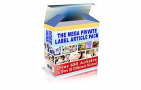 The Mega Private Label Article Pack