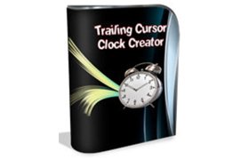Trailing Cursor Clock Creator