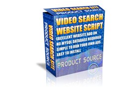 Video Search Website Script