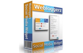 Webloggerz Social Media Widget WP Plugin