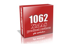 1062 Xmas Products Review PLR Articles
