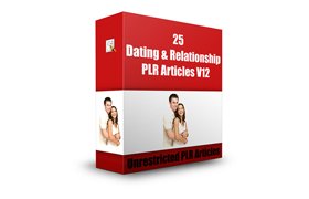 25 Dating and Relationship PLR Articles V12