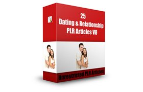 25 Dating and Relationship PLR Articles V8