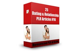 25 Dating and Relationships PLR Articles V16