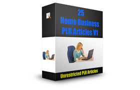 25 Home Business PLR Articles V1