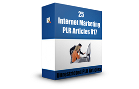 25 Internet Marketing PLR Articles V17