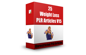 25 Weight Loss PLR Articles V15