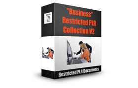 Business Restricted PLR Collection V2