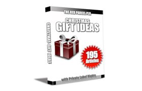 Christmas Gift Ideas 195 PLR Articles