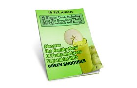 Green Smoothies PLR Articles
