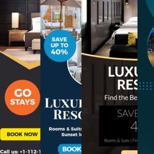 Hotel Vertical Ad Templates