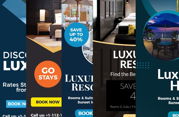 Hotel Vertical Ad Templates