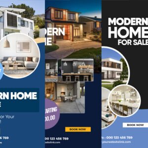 Real Estate Vertical Ad Templates