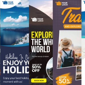 Travel Vertical Ad Templates
